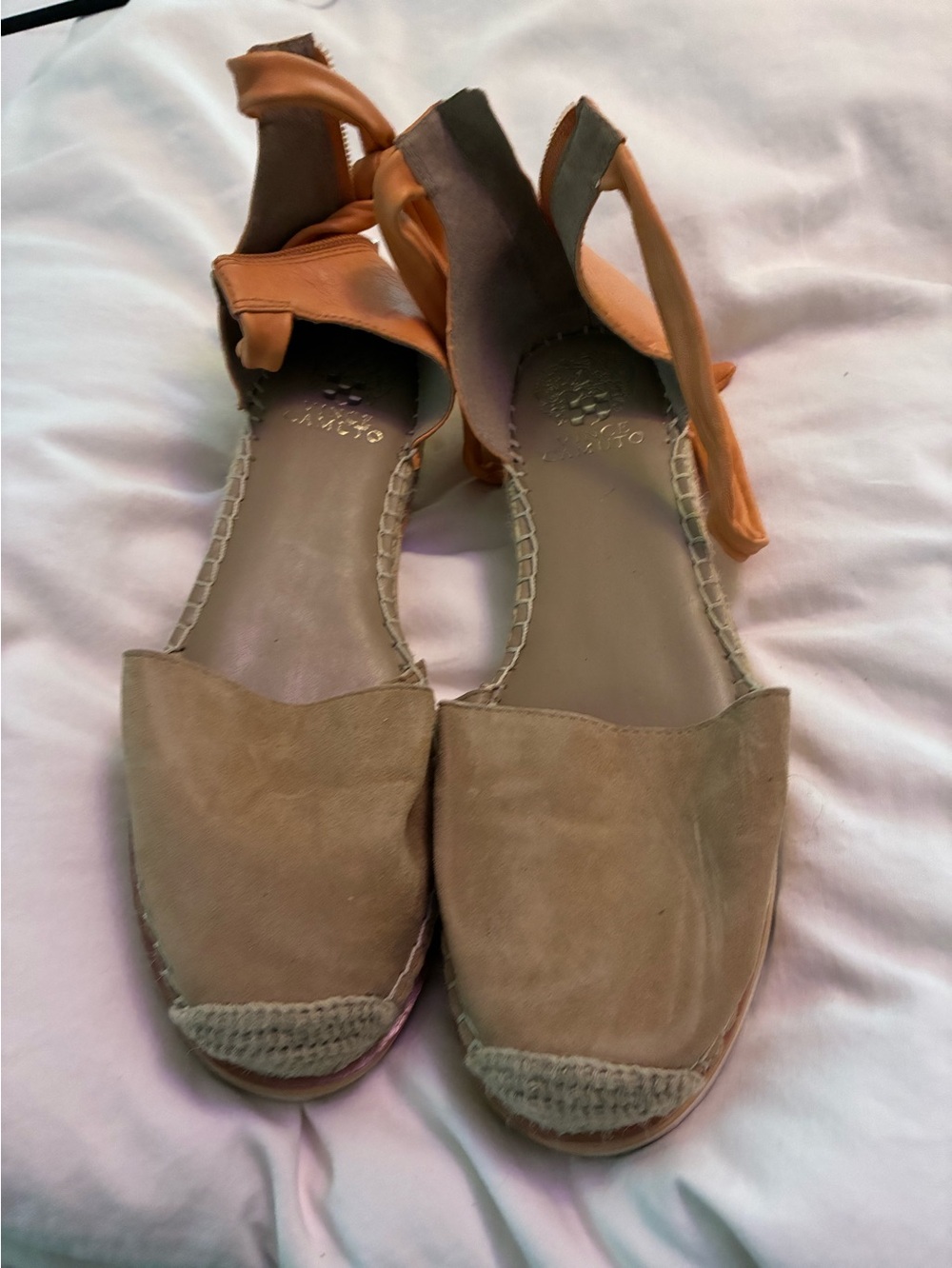 🌿 Vince Camuto Espadrille Lace-Up Flats Sandals 🌿